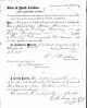 Jessie Bowden & Lizzie Bordeaux - 1870 Marriage Certificate