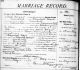 Albert Moyer & Mrs. Elizabeth Mariah <em>Abell</em> Mast - 1902 Marriage Certificate
