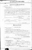 Dr. Edward George Brown & Mary A. <em>Maystrick</em> Barth - Marriage Certificate