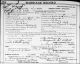 Raymond J. Billingsley & Marguerite S. Abell - 1920 Marriage Certificate