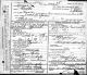 Jacob W. Sperry - Death Certificate