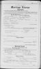 James Millard Atkins & Opal Gertrude Mynes - Marriage Certificate