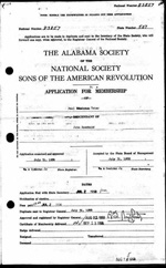 Descendants of John Rockhold - 1958 SAR Membership Application